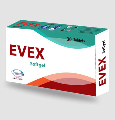 EVEX Sofgel Supplements Quorum Pharma 