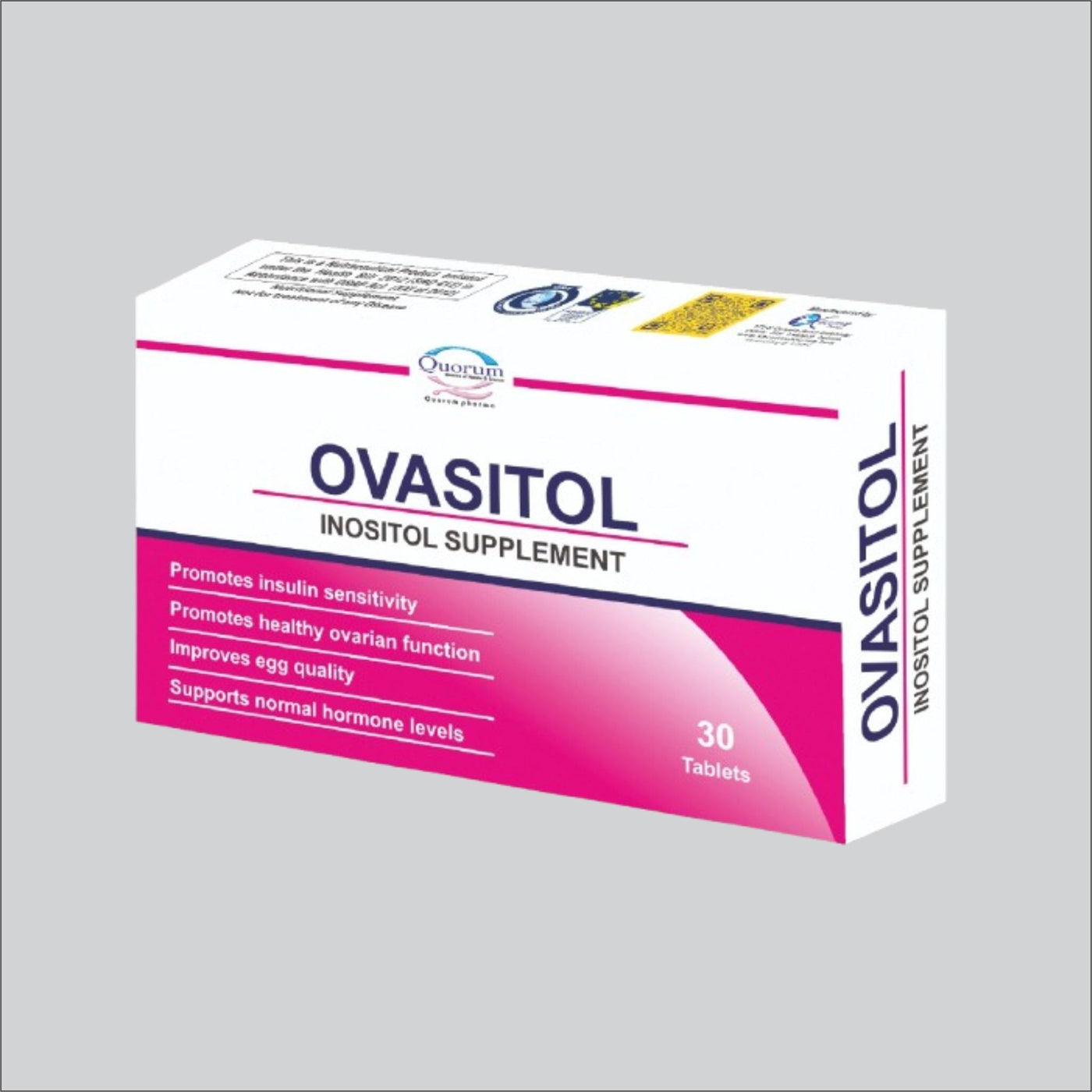 Ovasitol for PCOS - Improve Insulin Sensitivity & Fertility Naturally Supplements Quorum Pharma 